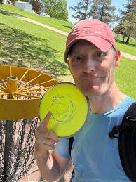 Achieving an ace in disc golf at Columbia Lake