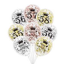 Per questa occasione perfetto donare donare gioielli in oro e platino, completi di almeno un piccolo smeraldo. 6 Pz Lotto Numero 55 56 57 58 59 Palloncini Di Compleanno In Oro Rosa Argento 55th 56th 58th Decorazioni Del Partito Felice Anniversario Palloncino Palloncini E Accessori Aliexpress