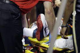 He'll be back big time. Paul George S Broken Leg Leaves Us Pacers Reeling Deseret News