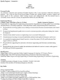 Manufacturing quality engineer resume examples & samples responsible for developing the manufacturing and quality plans for cabling products for facebook's data centers. Customer Quality Engineer Cv Sample June 2021