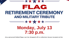 Spanish Fork Fiesta Days Flag Retirement