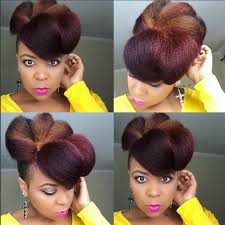 This twisted look is a true stunner. 25 Stunning Natural Hair Updo Styles Blossom Solblossom Sol