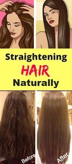 How To Get Straight Hair Naturally At Home Thick Hair Remedies Thick Hair Styles Natural Straight Hair