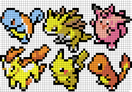 Pixel art pikachu pokémon png clipart area art artist. Peukku Works Handicrafts A Bit Related To Retro Gaming
