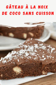 Gateau A La Noix De Coco Sans Cuisson Ma Patisserie Recette Gateau Noix Gateau A La Noix De Coco Dessert