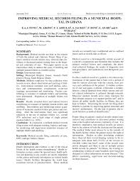 If you are covered by medicare, your doctor might keep records for ten years. Pdf Improving Medical Records Filing In A Municipal Hospital In Ghana