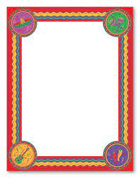 Cinco De Mayo Stationery Letterhead Clip Art Borders Clip Art Mexican Designs