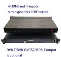 1080P 4/8 HDMI to DVB-C/DVB-T/ATSC/ISDB-T Encoder Modulator Digital TV  Headend Qam RF Modulator