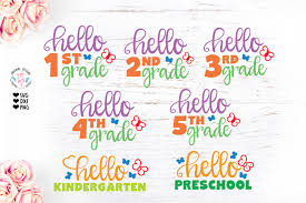 Download Hello School Grades Cut File Graphic By Graphichousedesign Creative Fabrica PSD Mockup Templates