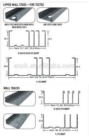 Light Steel Keel For Drywall Steel Framing Metal Stud Track Buy Galvanized Light Steel Keel Metal Studs And Tracks Metal Steel Keel Product On