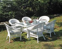 Collection of end tables, wicker coffee tables and accessory table pieces. Resin Wicker Dining Table Off 52