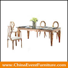 Stainless steel table delivery time: Long Wedding Tables St201 Foshan Cargo Furniture