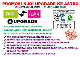 Sila hubungi perkhidmatan pelanggan njoi untuk pengesahan harga. Promosi Njoi Upgrade Ke Astro Astro Kedah Perlis Facebook