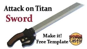 Check spelling or type a new query. Make The Attack On Titan Sword Youtube