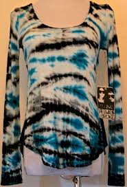 Black And White Tie Dye Long Sleeve Shirt Young Fabulous Broke Blouse Turq Black Tie Dye Long Sleeve Rayon Xsmall New Ebay Tie Dye Long Sleeve Black Tie Dye Womens Long Sleeve Shirts