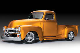 Image result for Orange 1954 Truck