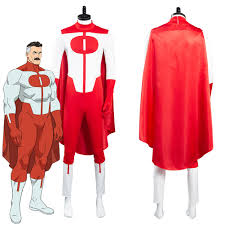 You're fighting so you can watch everyone around you die! Invincible Omni Man Cosplay Costumes Outfits With Cloak Halloween Carnival Suit Movie Tv Costumes Aliexpress