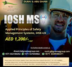 Join Iosh Managing Safely Course In Dubai Occupational Health And Safety Process Safety Management Safety Training