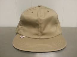 Vintage Dickies Brown Khaki Hat Made In Usa Snap Back Baseball Hat Cap Hat Making Hats Dickies
