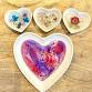 Resin Art Heart Dishes craft workshop in Montgomery County, Md.
