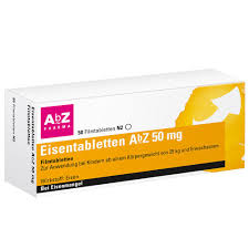 Beipackzettel und wichtige informationen zum medikament eisentabletten abz 50 mg filmtabletten: Eisentabletten Abz 50 Mg 50 St Shop Apotheke Com