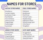 600+ Store Name Ideas: Crafting The Perfect Shop Name - Modalyst