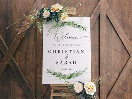 37 Etsy Wedding Welcome Signs That Will Help You Greet Your Guests In Style Junebug Weddings
