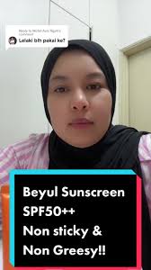 Replying to @Mohd Azis Ngah Beyul Sunscreen SPF50 PA++ Improve skin e...