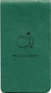 These books are made with good thick paper and are. Yardage Book Playing By The Book 2021 Masters