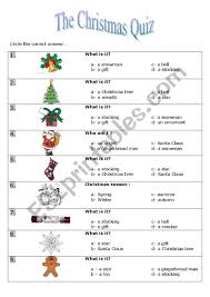 Take the quiz and diy projects » create and decorate » diy & crafts » what diy christmas gift should you make for your. Christmas Quiz Esl Worksheet By Bouboukiki