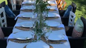 I didn't actually make nadia g's blood sauce, nor did i make the marinade from divine dinner party. Outdoor Garden Dinner Party Karins Kottage