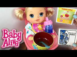 Crawling Baby Alive Go Bye Bye Doll Morning Routine Feeding And Diaper Change Youtube