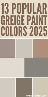 13 Top Greige Paint Colors 2025
