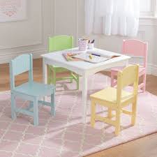 Kidkraft Nantucket Table 4 Chair Set Pastel Walmart Com In 2020 Kids Table Chair Set Kids Table And Chairs Toddler Table