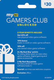 Retailer website will open in a. Best Buy My Best Buy Gamers Club Unlocked Membership Activation Card In Store Activation Required Blue Gamers Club Unlocked