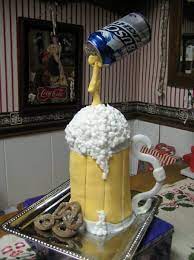 When you stir some beer into cake batter, magical things happen beer's floral, bitter or other complex, deep notes will actually add sophistication to all that sugar and so you end up with a sweet treat with nuanced. Birthday Cake For Men Beer Http Dimitrastories Blogspot Com