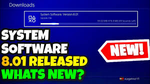New Playstation 4 System Software Update 8 01 Released Install This Now Youtube