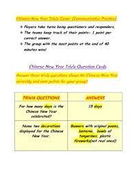 Test your knowledge of chinese new year beliefs and traditions. Happy Chinese New Year Trivia Game To Learn Plural Forms By Beck Mowat