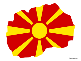 Flag Map Of Macedonia Free Vector Maps Macedonia Flag Flag Art Macedonia