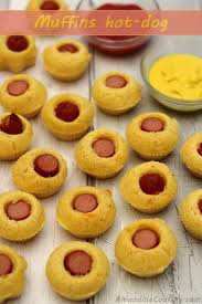 Muffins Hot Dog Amandine Cooking Recette Apero Dinatoire Facile Muffins Facon Pizza Recette Apero Dinatoire