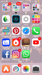 Meu Celular Homescreen Iphone Ios App Iphone Iphone App Layout