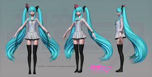 Hatsune Miku High Poly 2 By Hazardousarts Deviantart Com On Deviantart Hatsune Miku Hatsune Miku