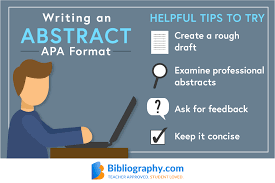 An example abstract from an engineering scientific report. Writing Abstracts For A Literature Review In Apa Format Bibliography Com