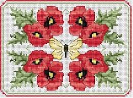 Download free cross stitch patterns without signing up on our website povitrulya. Cross Stitch Pattern With Free Download Instantly In Pdf File To Embroider Poppies Compos Cross Stitch Patterns Flowers Rose Cross Stitch Pattern Cross Stitch