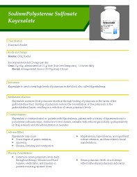 Image result for Kayexalate