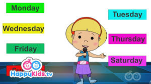 Sunday, monday, tuesday, wednesday, thursday, friday and saturday. Sunday Monday Nursery Rhymes For Kids Happy Kids Pattie And Pixie Show Youtube