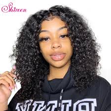 Blond clair, blond foncé, blond vénitien, chatain clair, chatain foncé, chatain cendré, chatain roux, brun, noir. Perruque Bob Lace Closure Wig Remy Malaisienne Shireen Perruques Cheveux Naturels Courtes Crepues Bouclees 4x4 Pre Plucked Avec Baby Hair 150 Aliexpress