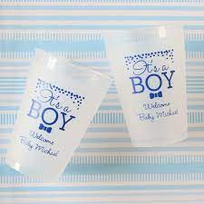 Personalized Frosted Plastic Baby Shower Cups