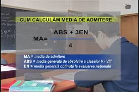 Ma = media de admitere; Cum Se CalculeazÄ Media De Admitere La Liceu Formula De Calcul Pentru 2018 Apropo Chat Online Romania