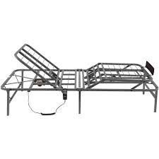 This bed frame accommodates a standard twin size mattress and foundation or box spring (sold separately). Pragmatic 14 High Profile Dual Adjustable Steel Bed Frame With Under Bed Storage Easy No Tools Assembly Twin Walmart Com Walmart Com